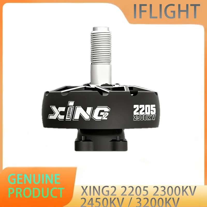 

IFlight XING2 2205 2300KV /2450KV / 3200KV 4-6S FPV Motor Unibell with 5mm Titanium Alloy Shaft for FPV Drone Part