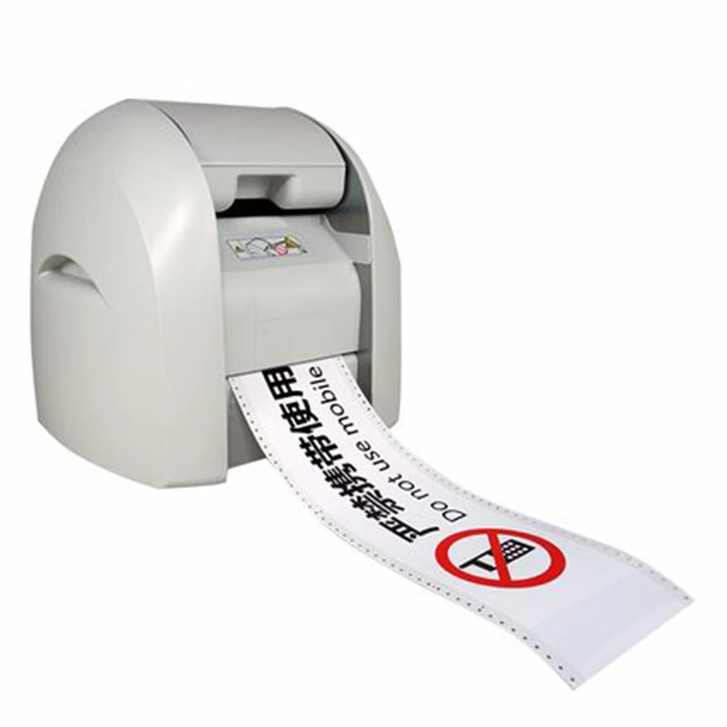 Color sticker machine CPM-100HG5C power/nameplate/product identification sticker printing full color engraving printer