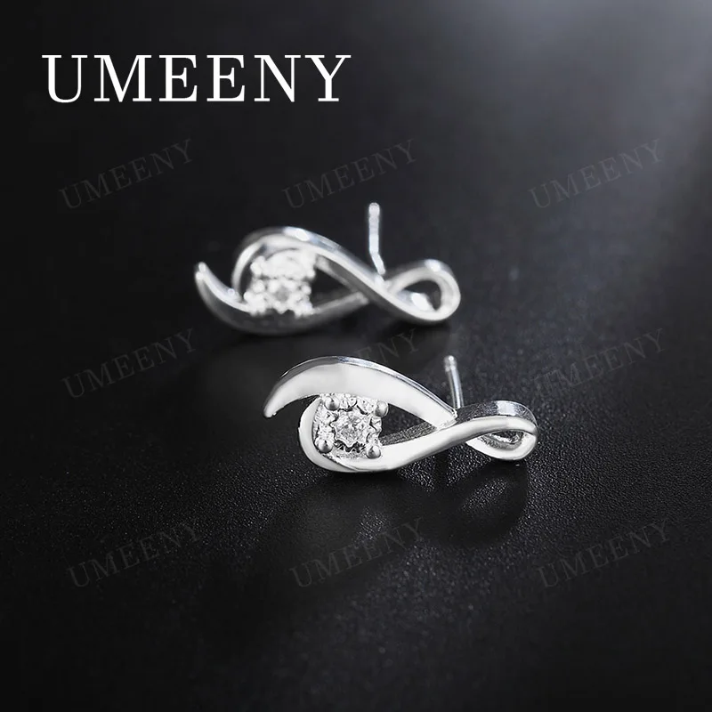 

Stylish 925 Sterling Silver Exquisite Zirconia Earrings for Women - Glamorous Engagement Gifts, Party Jewelry