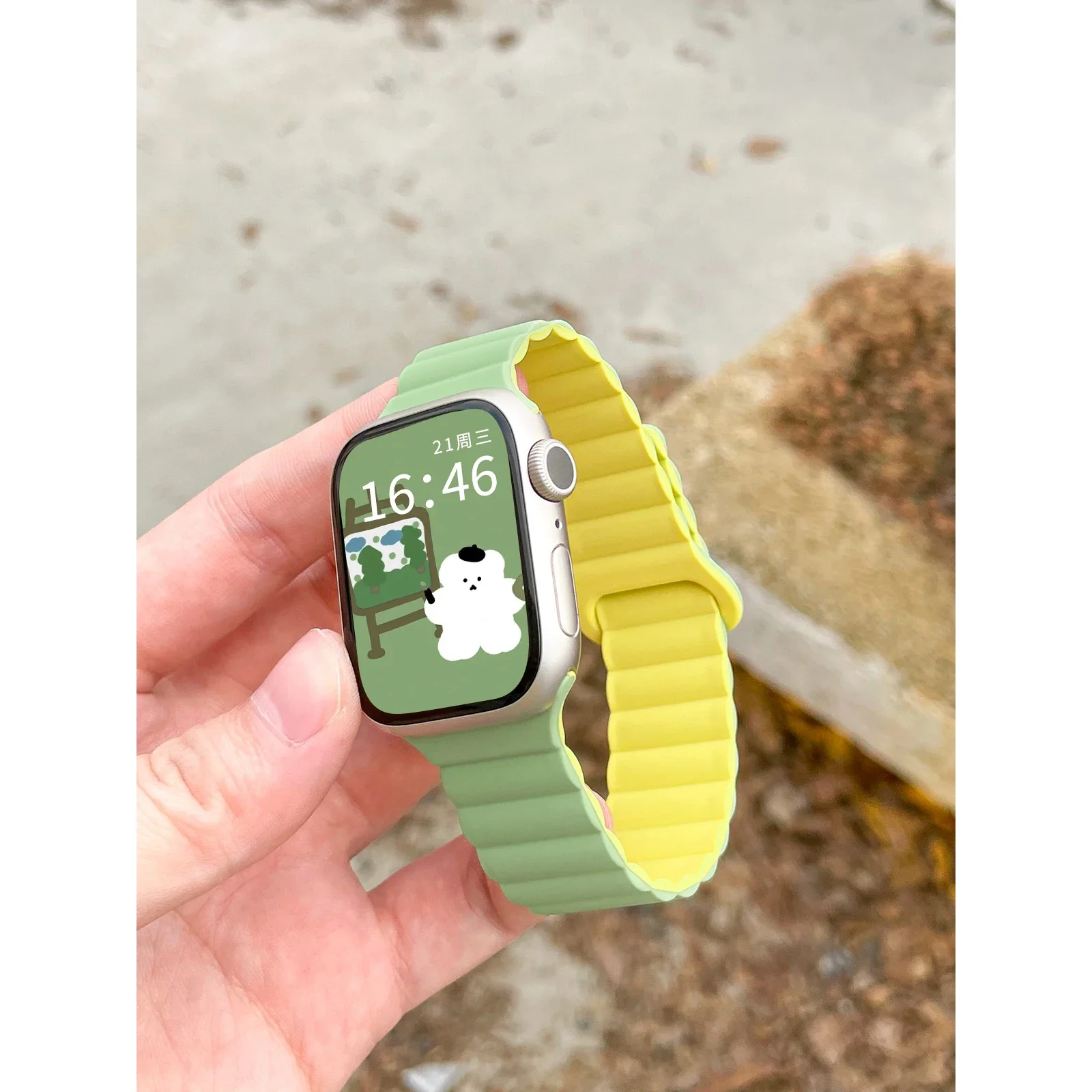 

Магнитный ремешок для Apple Watch Bands 45 38 мм 49 мм 40 42 мм 41 44 Силиконовый спортивный браслет iWatch Series ultra 9 6 5 7 8 se Correa