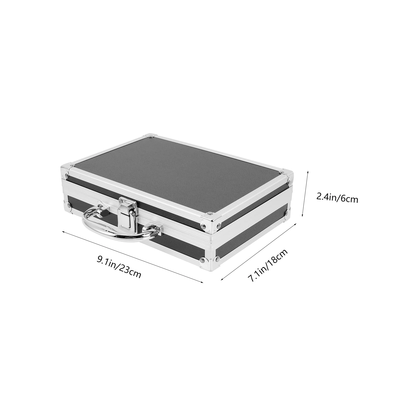 Contenedor de herramientas de Metal, caja dura, bolsa de maquillaje, Maleta de Transporte de aluminio, lavado de medicamentos de primeros auxilios