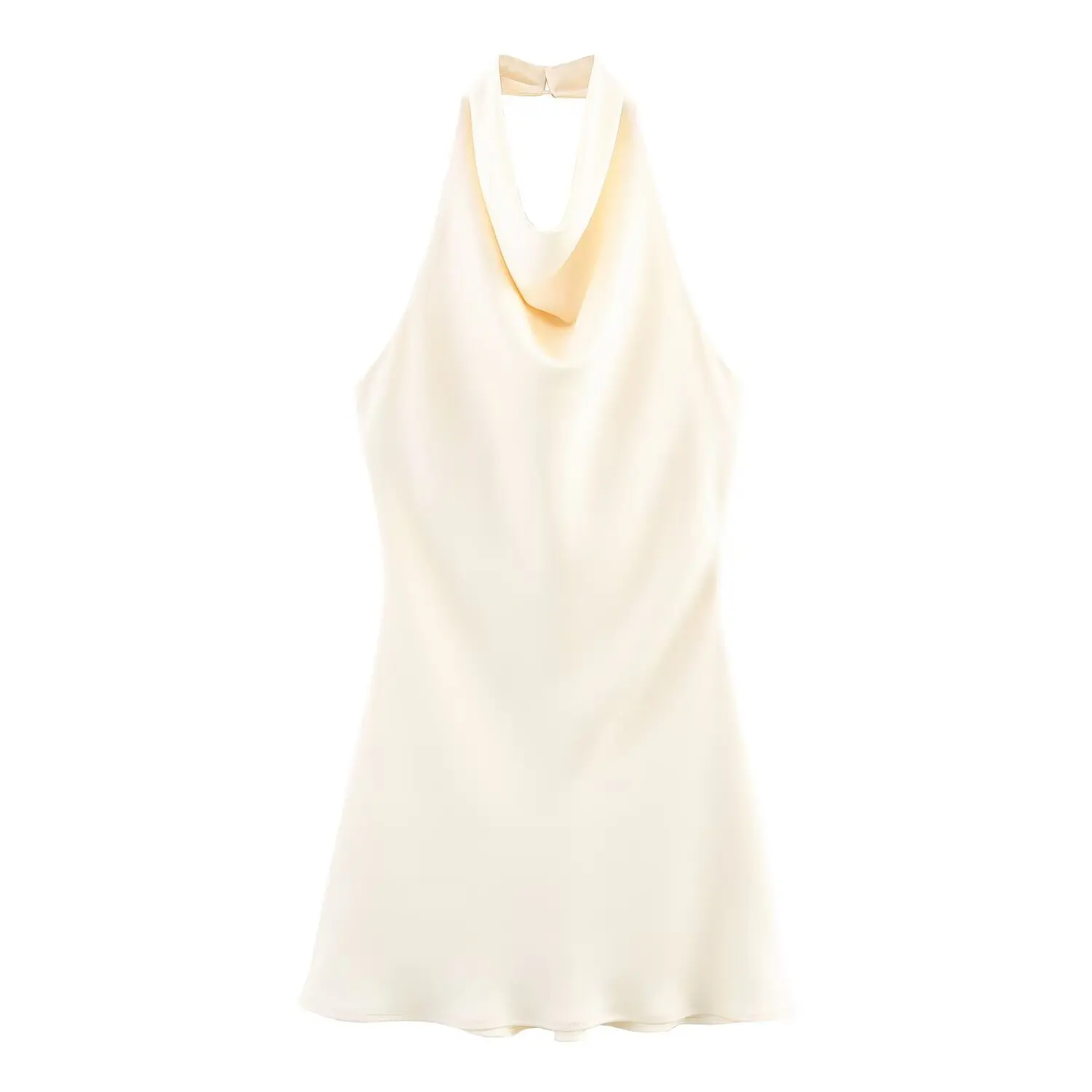 Ele cetim Neline Dr JNLEAOG outono novo sle feminino faion cintura alta tubo reto topl casual dr