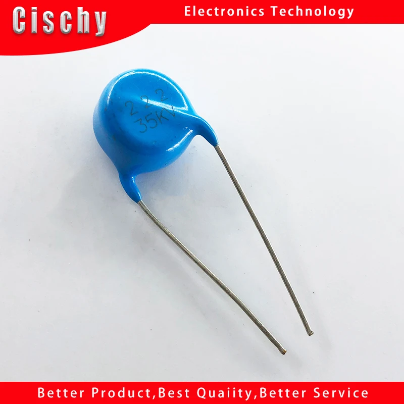 

5pcs/lot 35KV 222 High voltage ceramic chip ceramic capacitor 35KV222 2200P In Stock