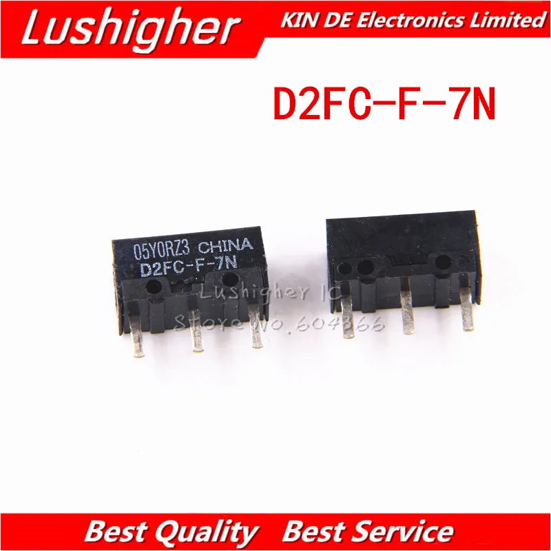 10PCS D2FC-F-7N 10M D2FC-F-7N Mouse Switch D2FC-F-7