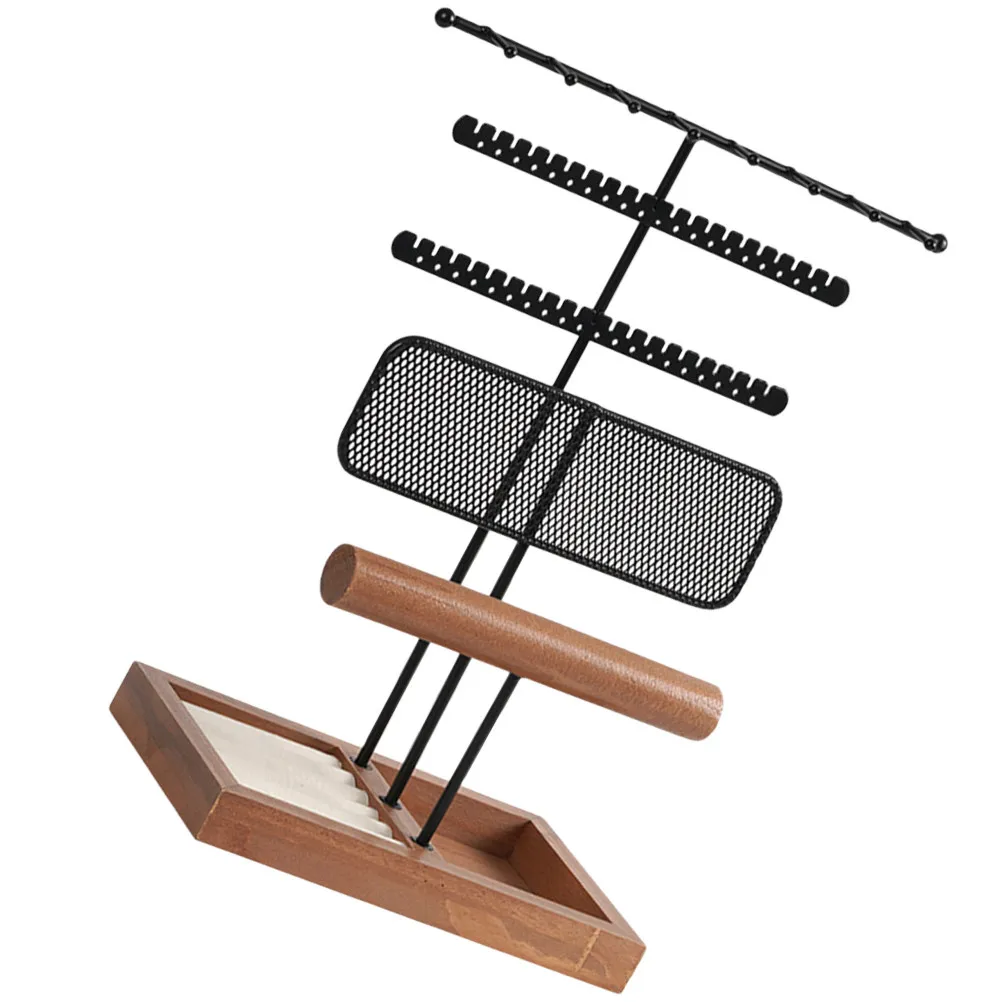 

Подставка для ювелирных изделий, большая вместительная подставка для хранения ожерелий, серег, браслетов, ключей, органайзер для браслетов для женщин