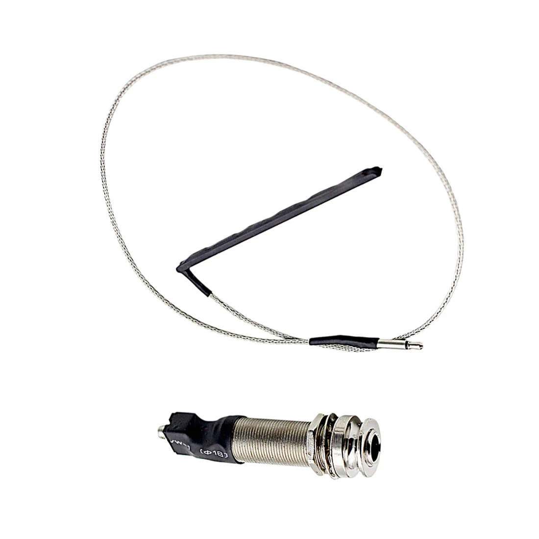 Tragbare Gitarre Endpin Preamp Pickup Brücke Sattel EQ Piezo 6,35mm Jack Buchse mit Ukulele Zylinder Akustische Pickup Zubehör – Detail 1