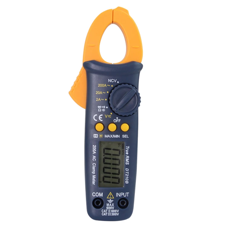 

NEW Digital Clamp Meter with NVC Test and 2A ACA Current Measure Digital Multimeter Clamp Meter Electrician Tools Amperímetro