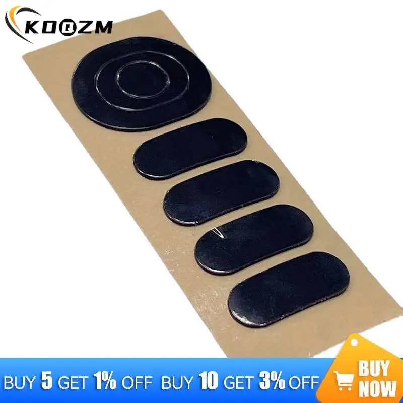 1set Black Mouse Feet Skates Pads for  G102 G304 Mouse Foot Pad Non-slip Sticker