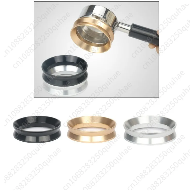 Aluminum Coffee Dosing Ring Anti Flying Powder Funnel Distributor 51 53 MM Universal For Espresso Machine