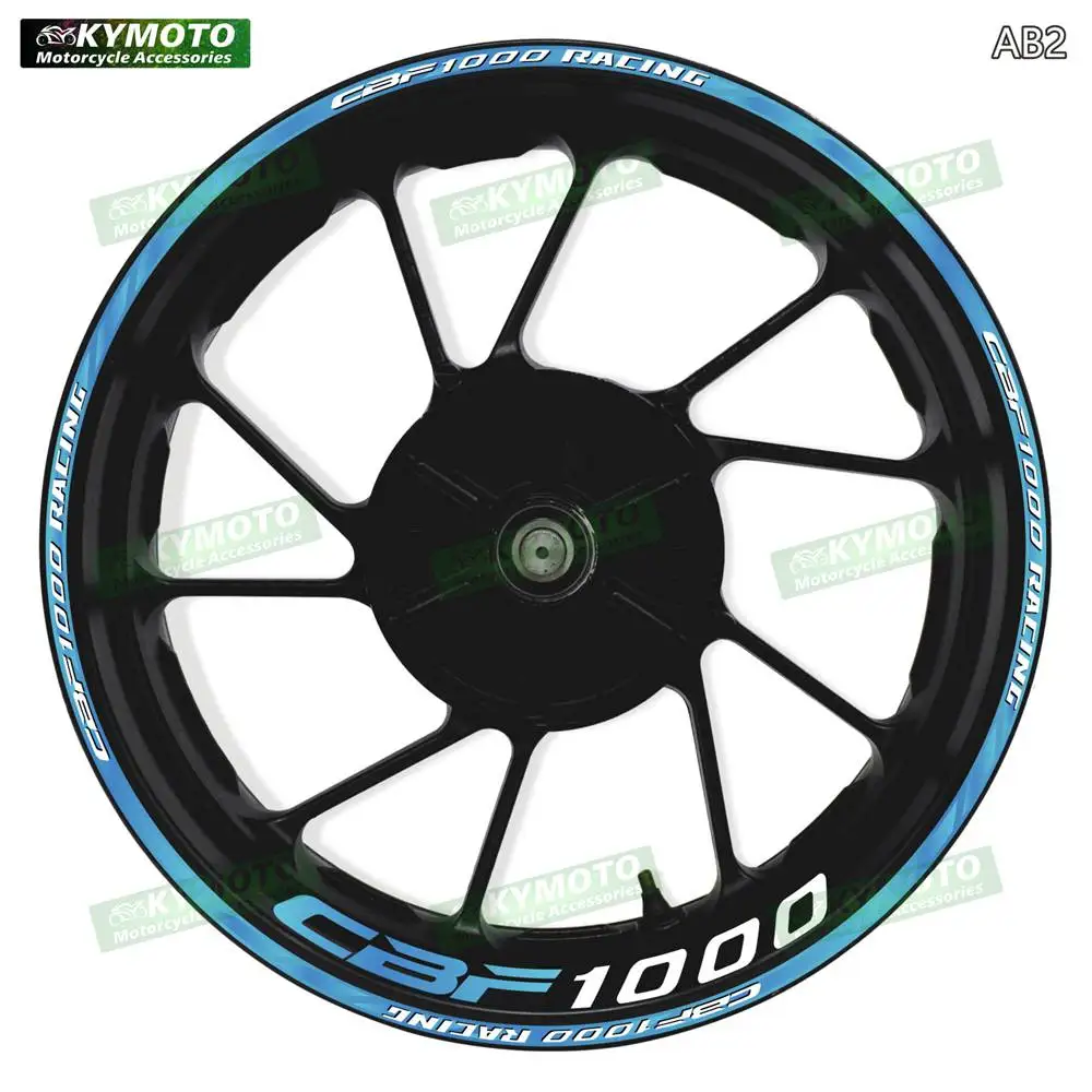 

For Honda CBF1000 CBF 1000 motorcycle accessories 17-inch front and rear wheel gradient stickers fairings and wheel hub