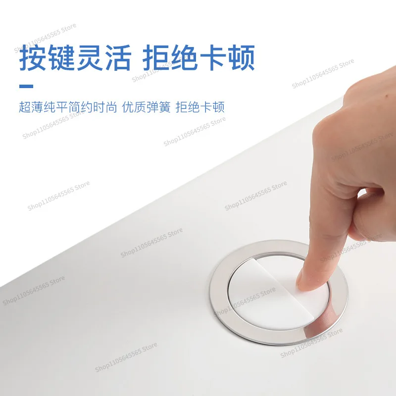 For Toilet Water Tank Accessories Universal Double Flush Water-saving New Ceramic Button Button