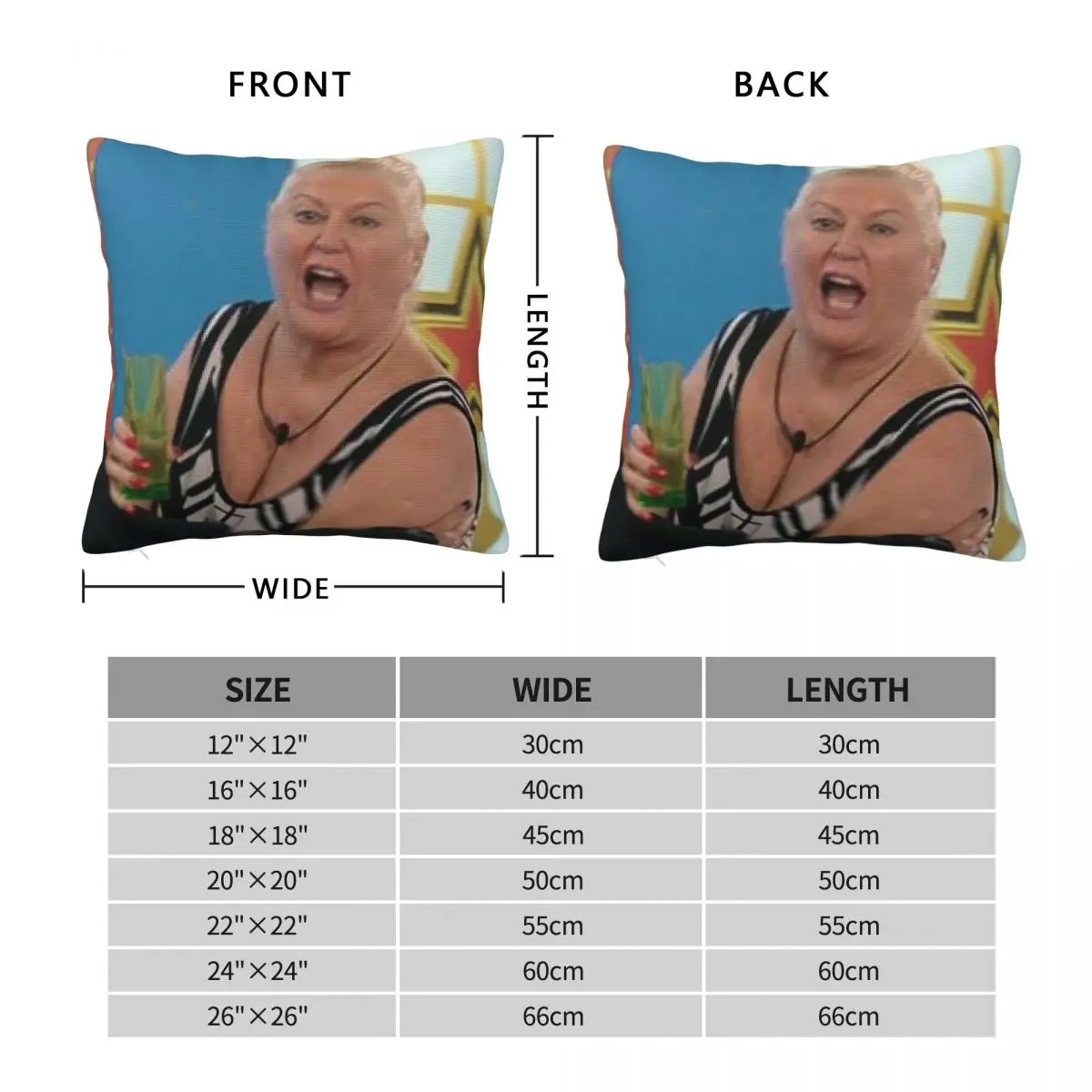 Kim Woodburn Escorted By Security Square Pillowcase Polyester Linen Velvet Pattern Decorative Pillow Case Home Cushion Cover 18