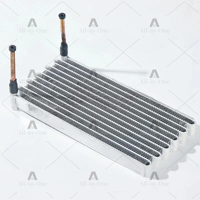 For WT12024020 S Bend Microchannel Air Cooled Condenser Miniature Mini Radiator Evaporator Heat