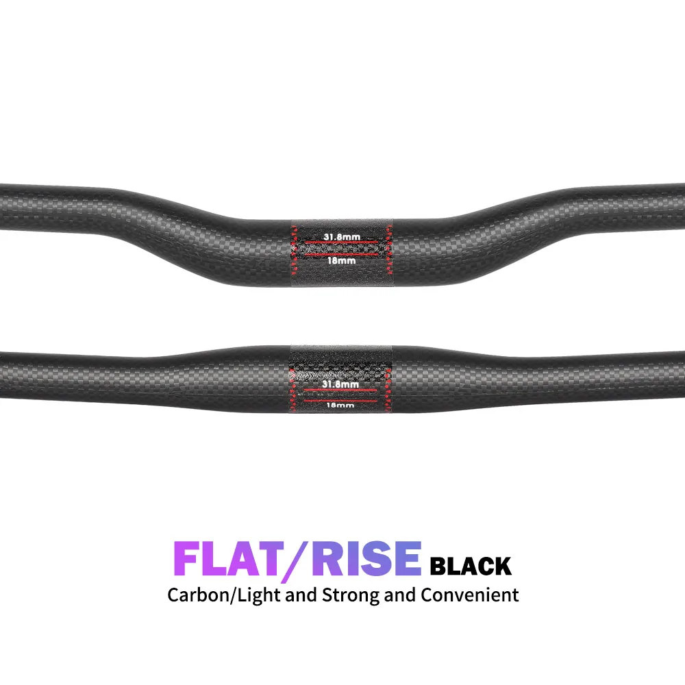 

Carbon Handlebar Mtb Bicycle Handlebar 31.8*580-720/740/760mm Matt Black Handlebars For Mountain Bike Accessories Can Customized