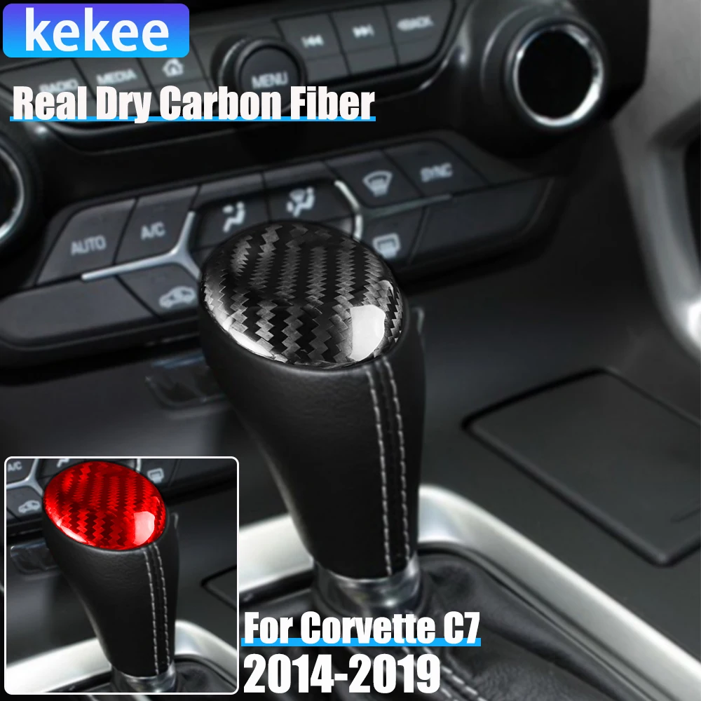 

Настоящие сухие автомобильные аксессуары из углеродного волокна, ручка переключения передач, панель, накладка для Chevrolet Corvette C7 2014 2015 2016 2017 2018 2019