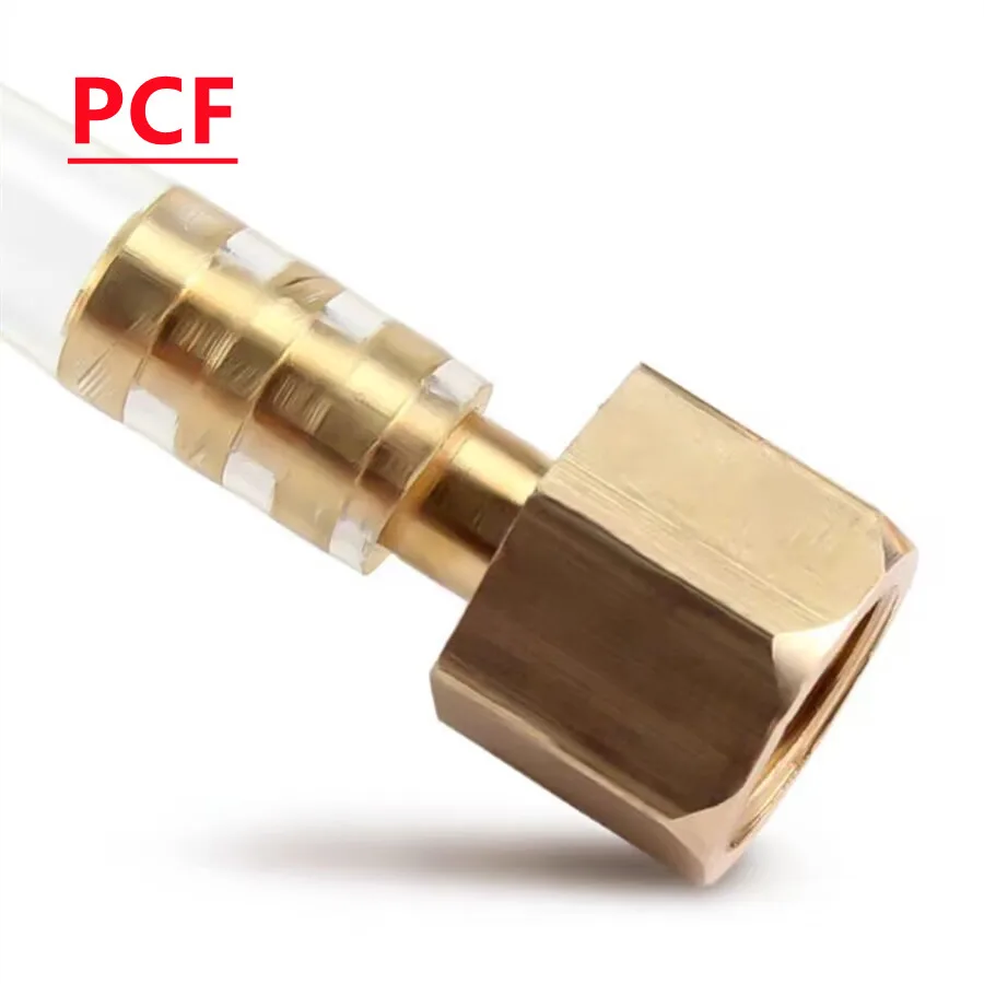 PC PCF Pagoda connector 6 8 10 12 14 16mm hose barb connector hose tail thread 1/8 1/4 3/8 1/2 BSP Brass Pipe Fitting