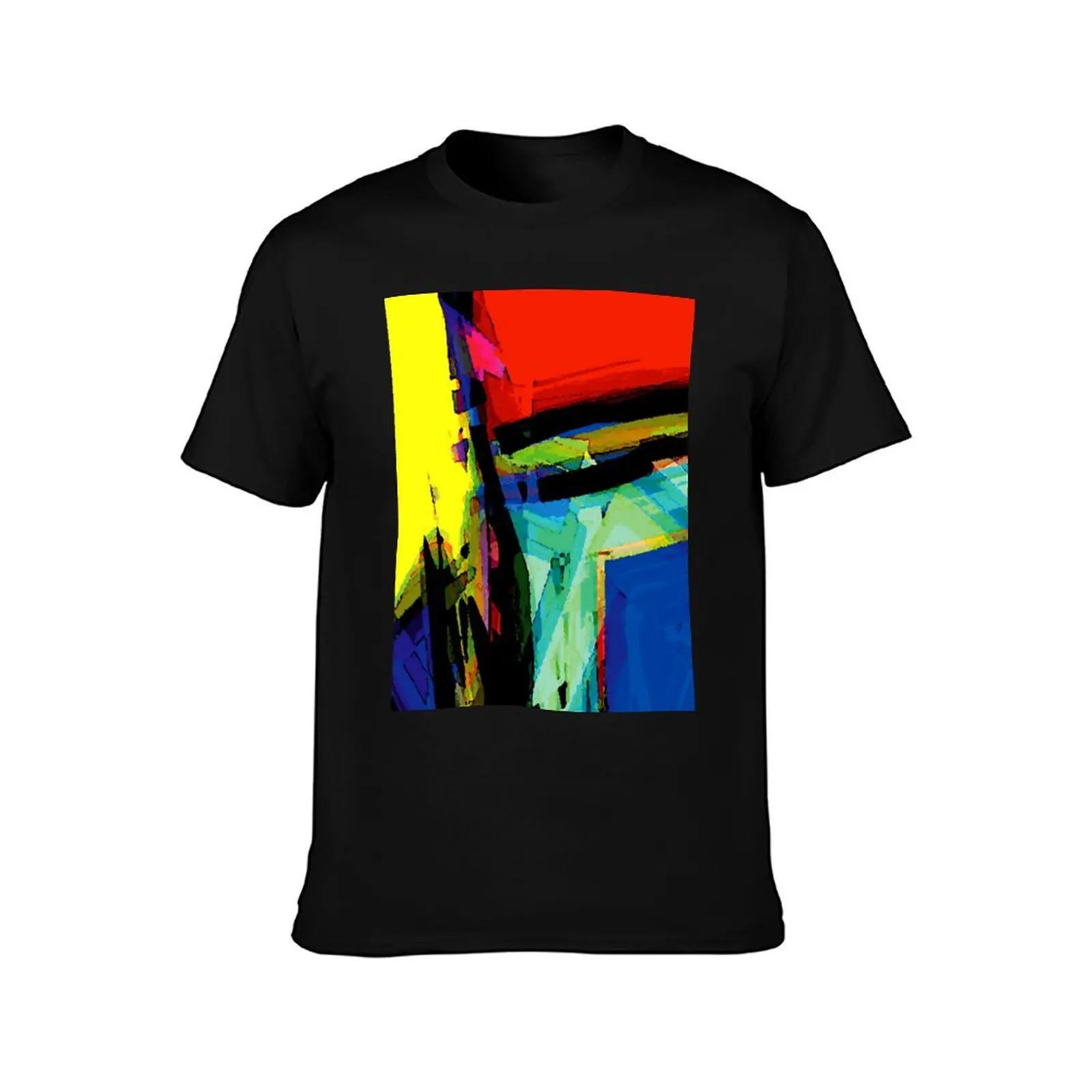 Battle Between Colours I T-Shirt Big and Tall Solid Color T-Shirt