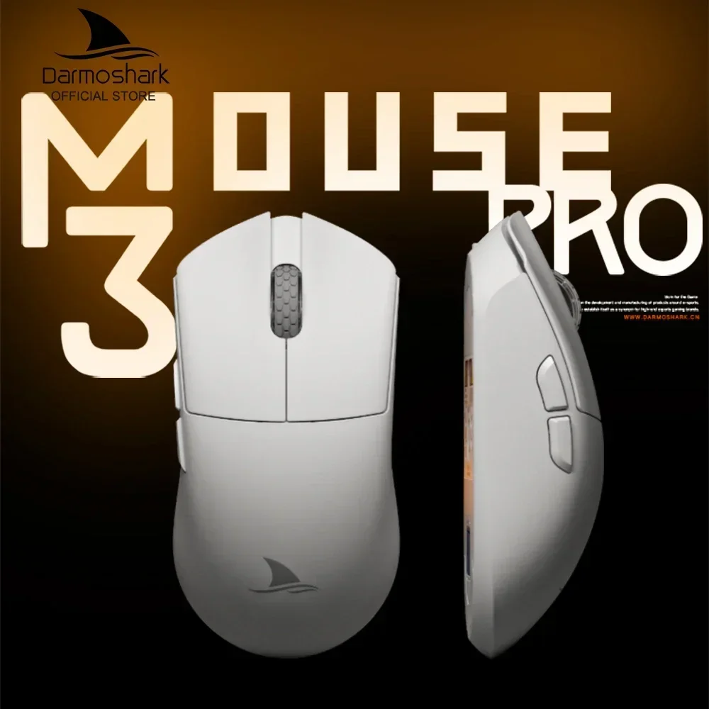 Darmoshark M3Pro Wireless Bluetooth Mouse PAW3395 26K DPI Macro Defines Wired Lightweight Gaming Rechargeable Mouse Accessories