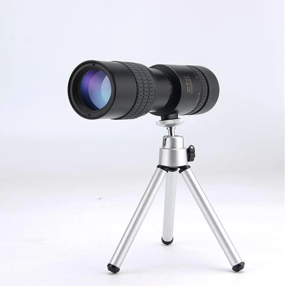 10x30 to 30x30 Zoom Pocket Monocular Telescope Lightweight Portable Bak4 Prism Fully Multi Coated Optics Clear Dim