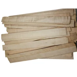 Chamas Violino Arcos Blanks, Folhas Laterais De Madeira De Maple, 400mm De Comprimento, 20Pcs