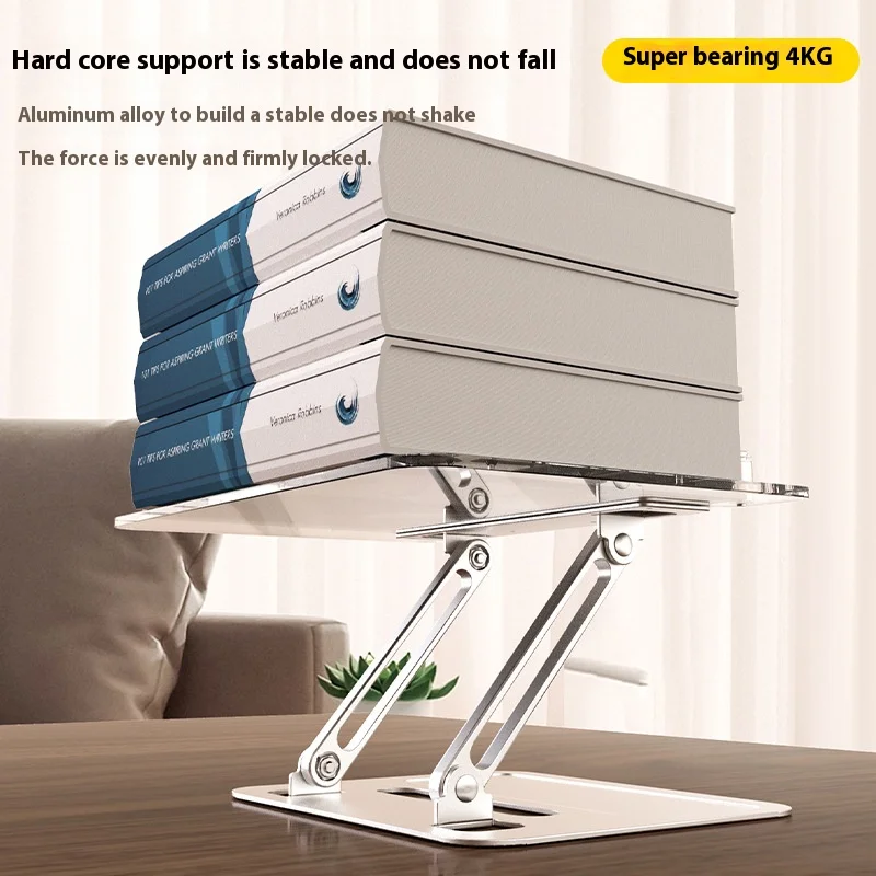 Imagem -04 - Alumínio Alloy Reading Stand Folding Desktop Folding Lift Childrens Flat Notebook Book Holder Book Holder