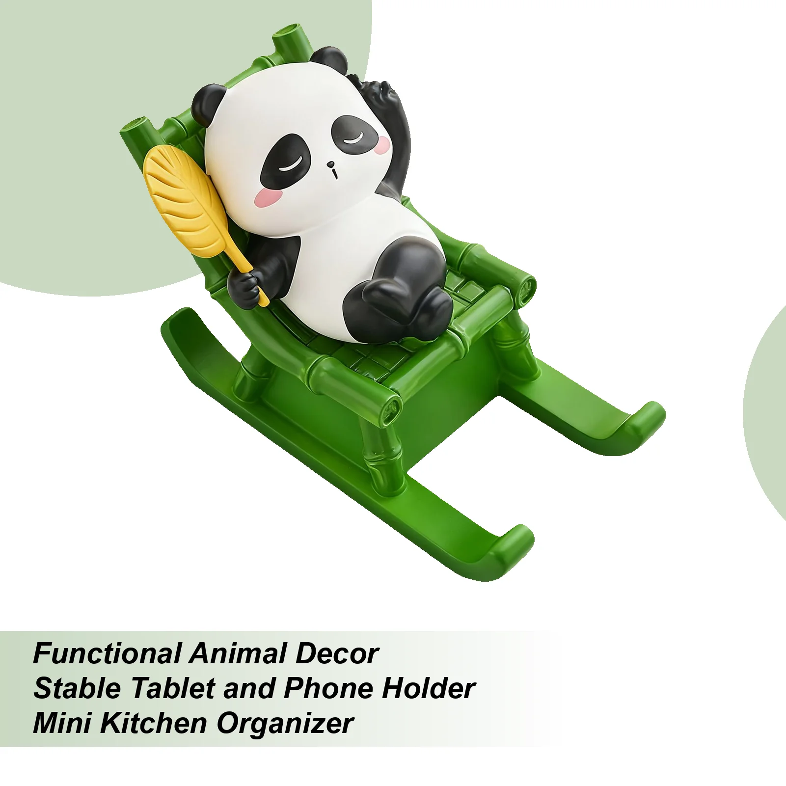 

Настольная подставка для телефона, смоляная панда, маленькие фигурки, держатель для телефона с мультяшными животными, настольная подставка для планшета, дома, спальни, гостиной, кухни