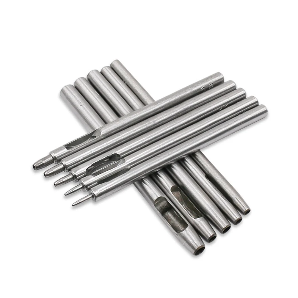 

10Pcs Hole Punch Special Design Energy Saving Cutter for Belt Watch Band Strap Hollow Round Punch Tool