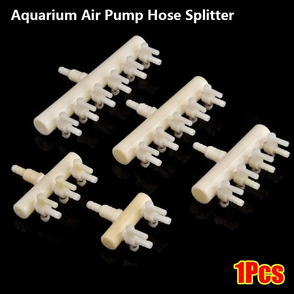 1Pcs 2/3/4/5/6Way Aquarium Air Pump Hose Splitter Multi Way Distributor Independent Control Switch Fish Tank Aeration Tube