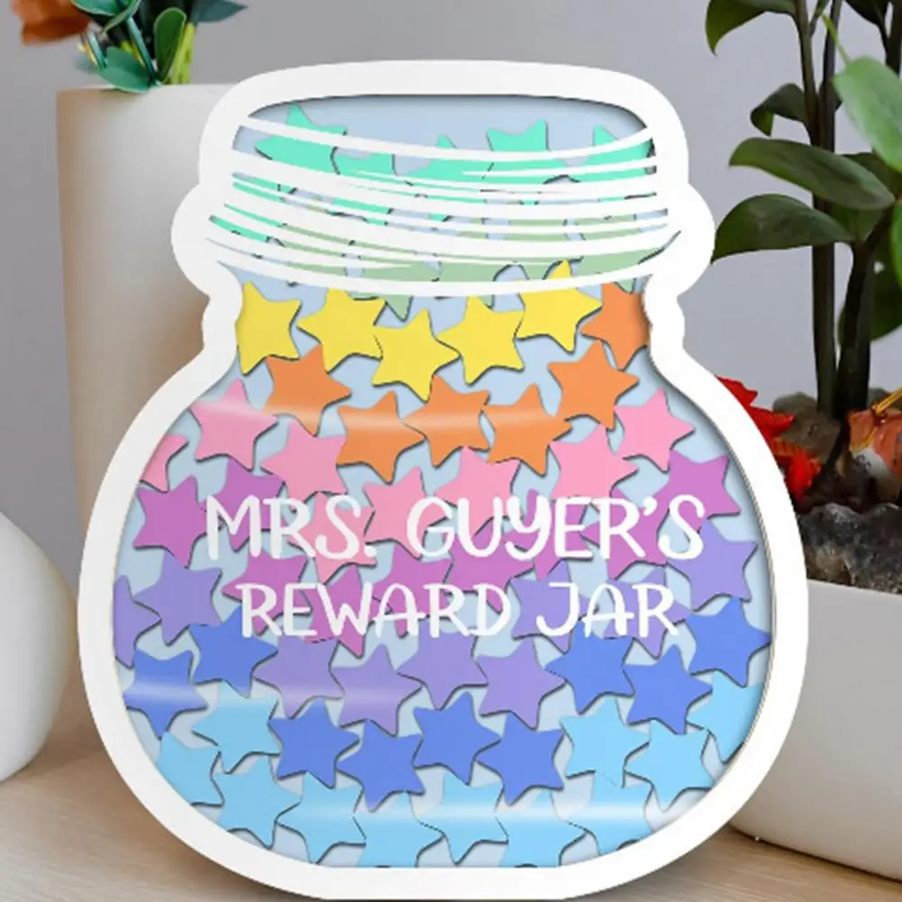 

Reward Jars For Kids Stars Magnetic Reward Jar With Base Star Fruit Animal Shapes Tokens Fun Classroom Management Tool Gift