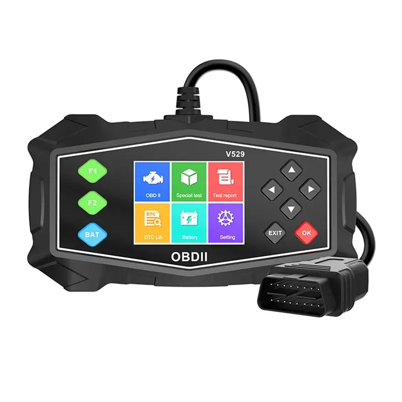 

Автосканер V529 OBD2, многофункциональный диагностический прибор для обнаружения неисправностей автомобиля, OBD2 сканер для автомобилей