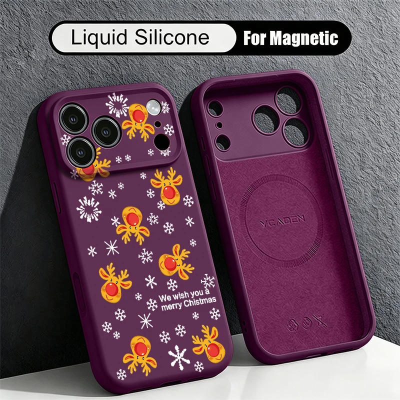 Liquid Silicone Magnetic Phone Case - Magnetic Liquid Silicone Phone Case For