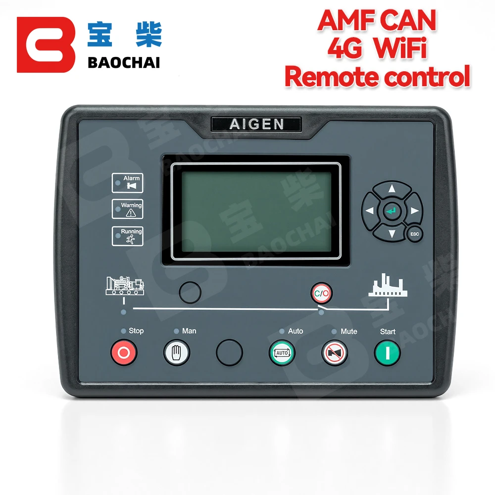 

Diesel Generator Controller Remote Real-time Monitoring Black Box Record AI Health Monitoring Function New AIG6210