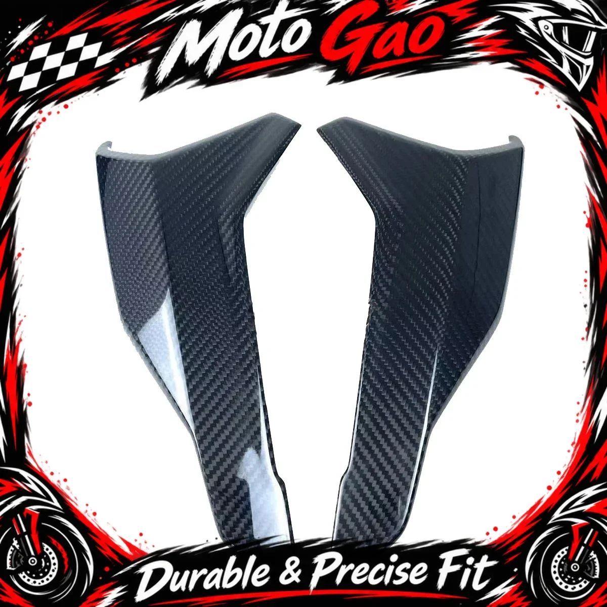 Carbon fiber components rear tail side panels rear seat shell protective panel outer shell for BMW S1000R S1000 R 2020-2023