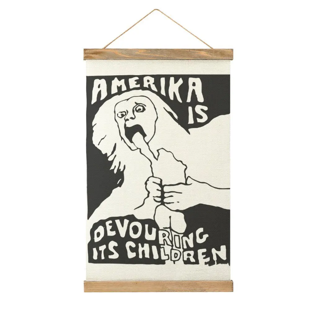 Amerika Is Devouring Its Children Essential Picture Living Room Picture Hanging Canvas Hanging Picture Graphic Cool Style Decora