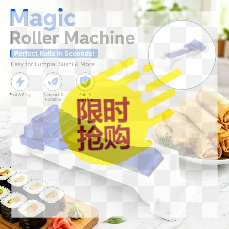 【BA】Vegetable Meat Rolling Machine Stuffed Grape Leaf Meat Roller Wrapping Cabbage Meat Rolling Kitchen Gadget