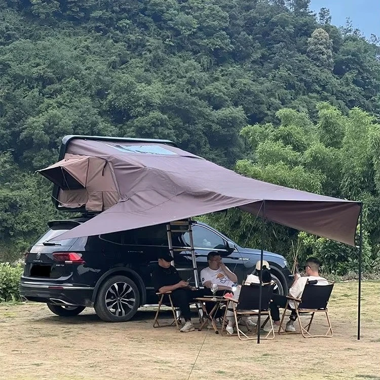 

Современная палатка на крыше, светильник для кемпинга, автомобильная палатка для кемпинга на открытом воздухе, 4-местная алюминиевая палатка для кемпинга на крыше 4x4