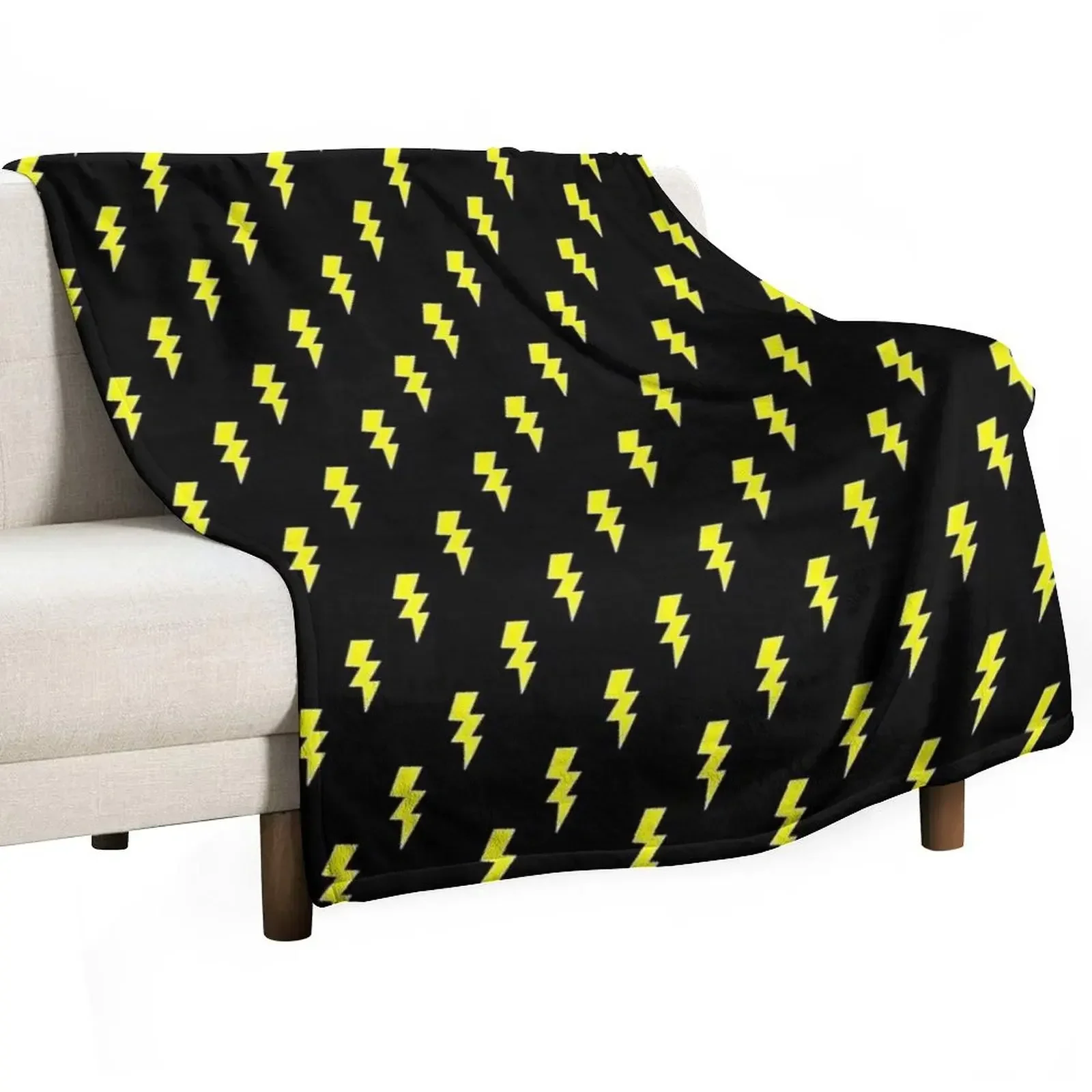 

Lightning Bolt Throw Blanket All Season Lightweight Soft Blanket for Bed