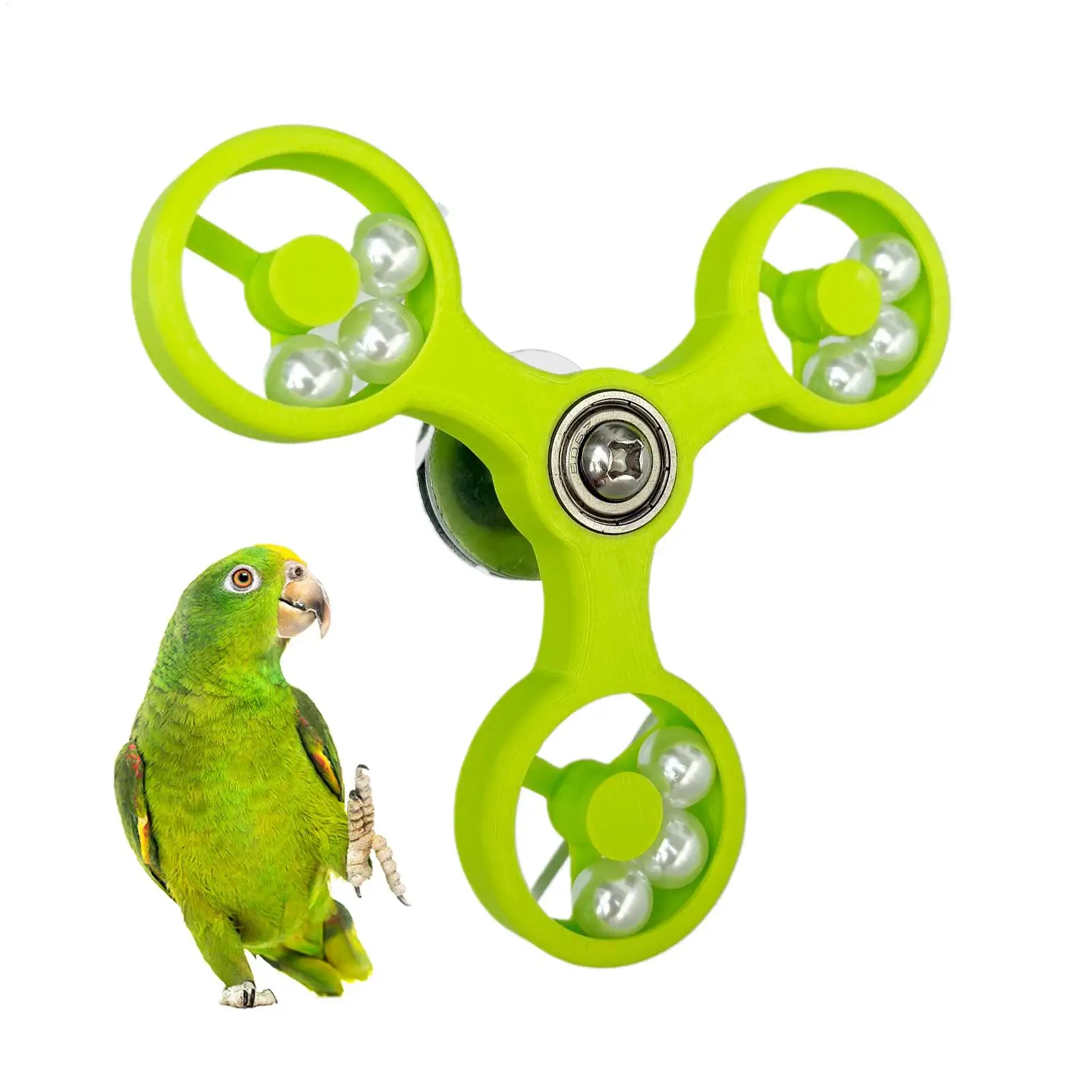 Interactive Parrot Toy Bird Cage Toy for Parrots Rotating Toys for Mental Stimulation and Entertainment Rotating Bird Toys