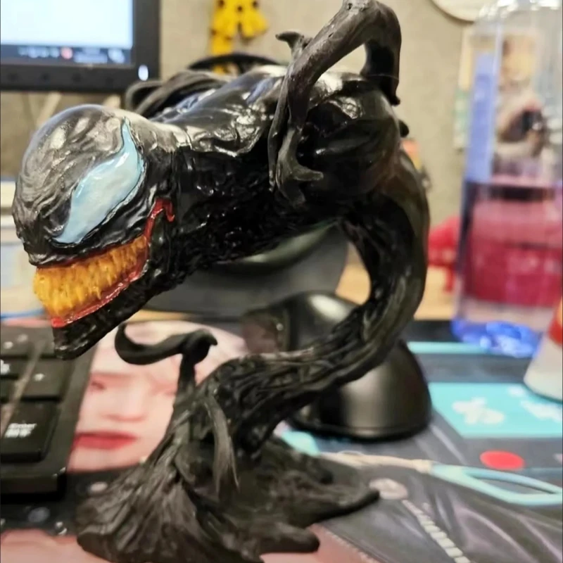 

20 см аниме-фигурка Marvel Venom, индивидуальная модель куклы, фигурка из смолы, декоративная коллекционная игрушка для взрослых и детей, подарки