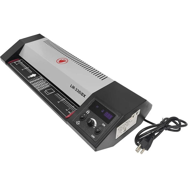 A3 เครื่องเคลือบบัตร Commercial เครื่องเคลือบบัตร 110V อุณหภูมิสูง 13 นิ้วเครื่องเคลือบ