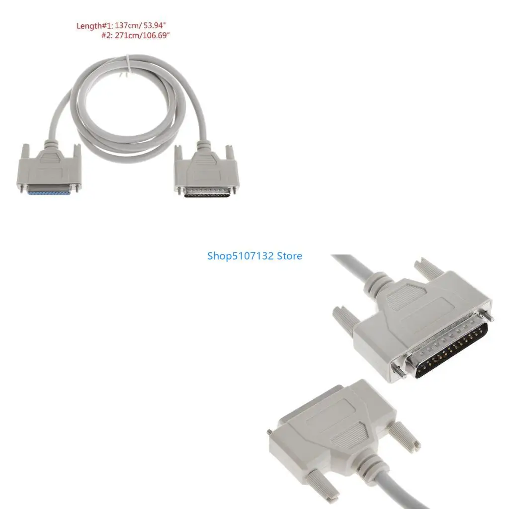 

87HD DB25 25 Pin Male to Female Serial LPT Printer Extension Cable 1.5M/2.8M
