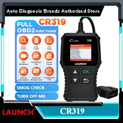 LAUNCH CR319 полная функция OBD2 считыватель автомобильных кодов автомобильный сканер профессиональный диагностический инструмент автоматическая проверка двигателя Creader CR3001