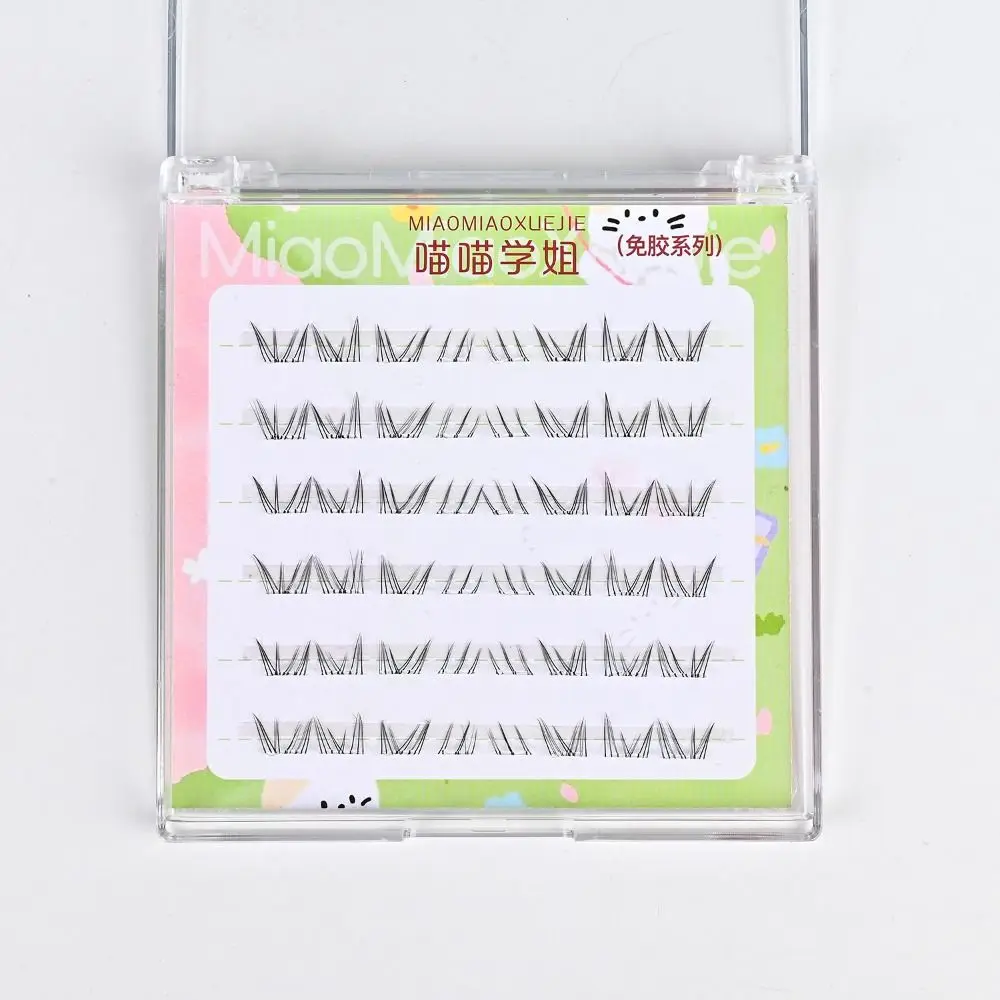 مع شرائط الغراء هلام ثلاثية الأبعاد الرموش الصناعية أنيمي تأثيري الغراء الحرة مانغا جلدة DIY بها بنفسك اليدوية القط قزم الرموش لوازم ماكياج #3