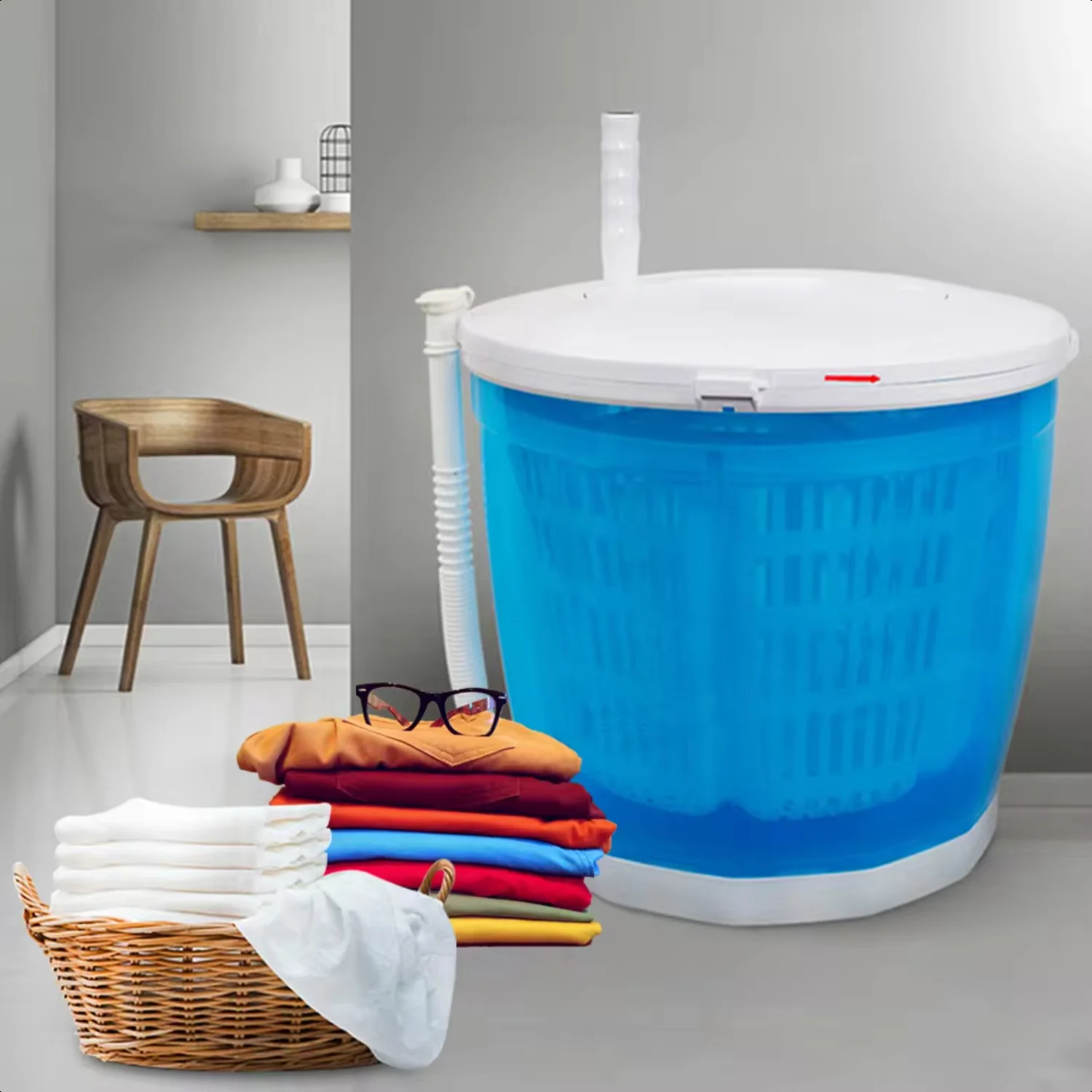 Portable Mini Traveling Outdoor Compact Washer Spin Dryer