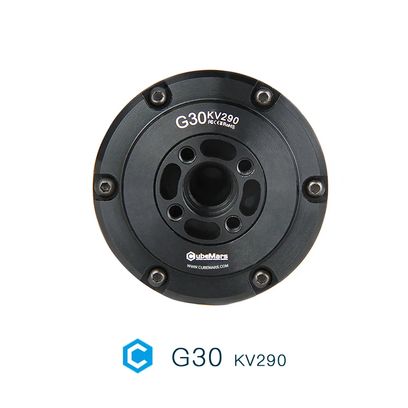 

G30 KV290 T-motor CubeMars Large Center Hole motor with Electrical Slip Rings For Gimbal and Automatic Driving Systems