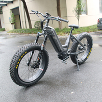 Long Range Electric Fat Bike M620 Motor Step Thru Ebike 52v 1000w Electric Hunting Bike with BAFANG Internal 5 Gears