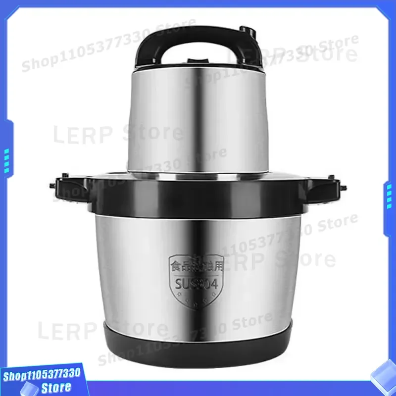 Commercial Electric Meat Grinder Stainless Steel 6L 8L 12L 15L Capacity Heavy Duty Kitchen Food Processor for Beef Pork