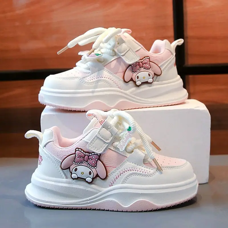 

Girls Skate Shoes Kids Sports Sneakers Breathable Lightweight Cute Hook & Loop Casual Children's Footwear Collection
