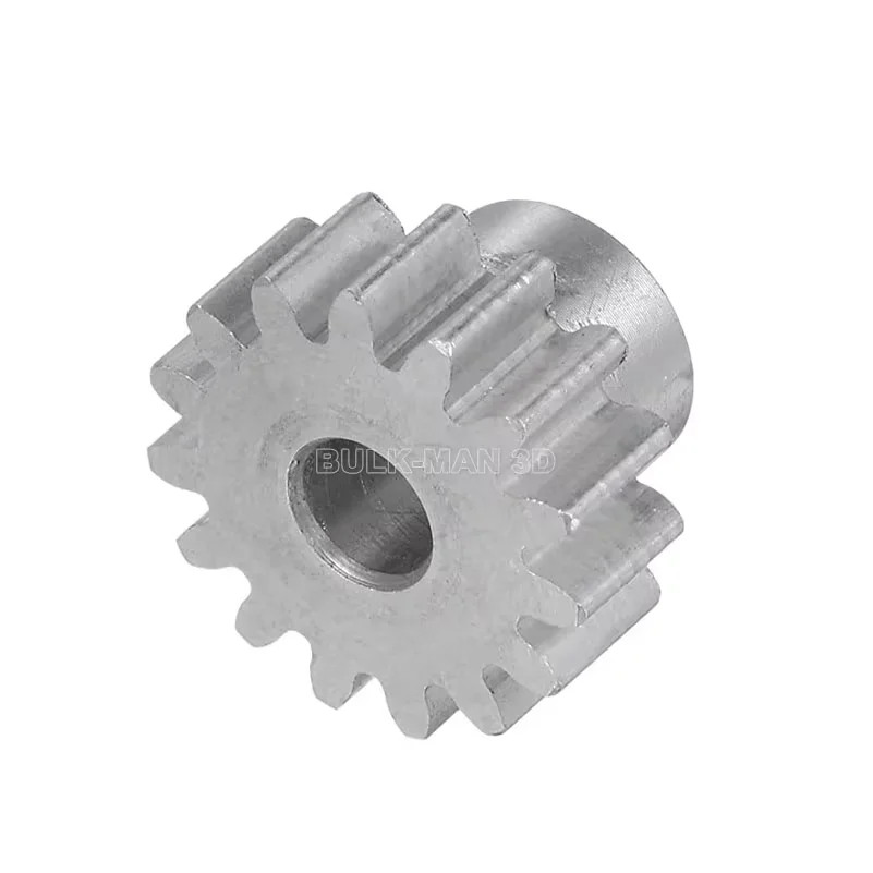 Módulo de 2 uds 1,0 Mod 16T 20T 32T 40T Motor de piñón de engranaje rueda dentada recta de Metal compatible con Motor NEMA23 para perfil estándar de