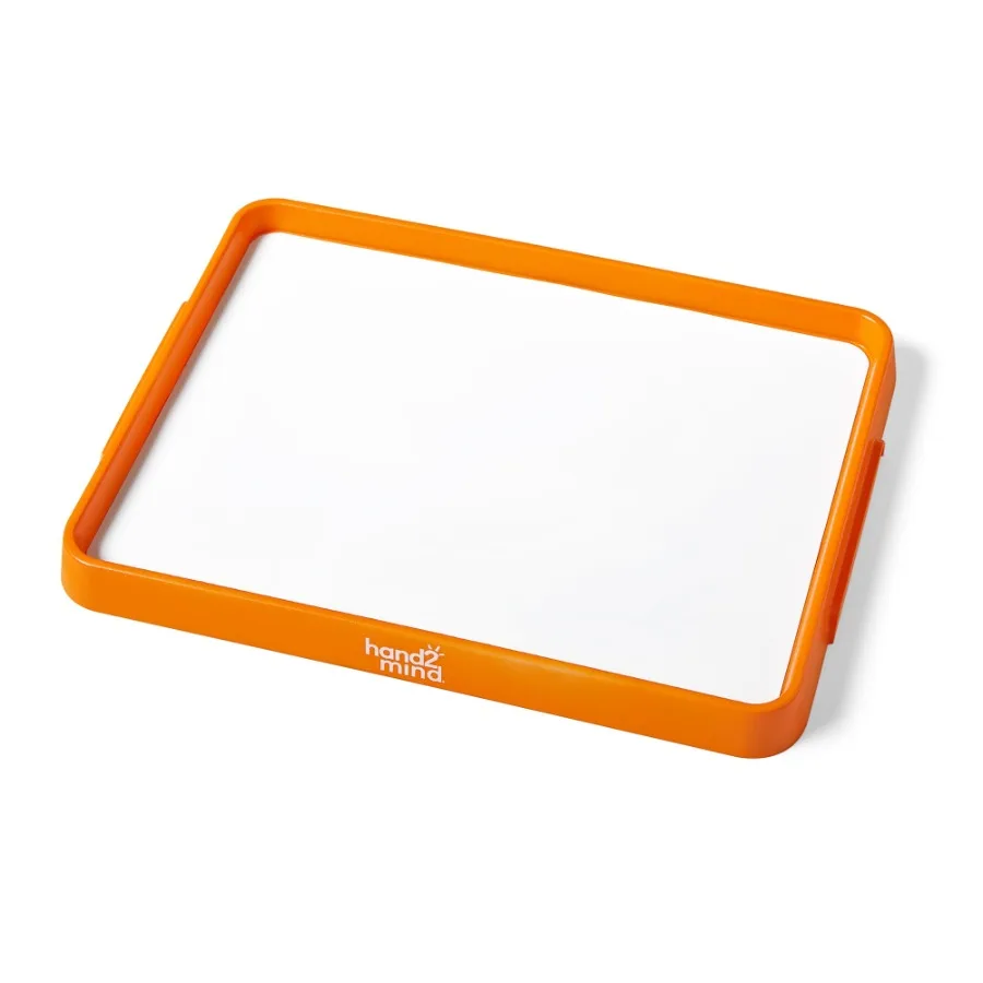 Magnetic Dry Erase Activity Trays with Stackable Design for Classroom Learning Magnetic Letter Trays for Early Literacy Develop